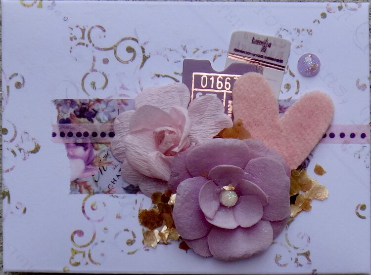 Lavender Gift Card Holder