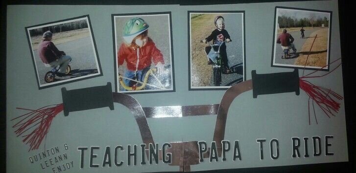 TEACHING PAPA TO RIDE