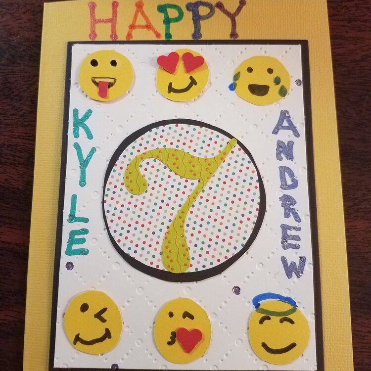 Emoji Themed  Card