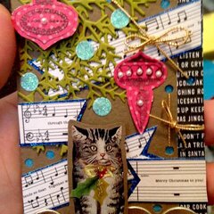 CrazY Cat Lady Christmas ATC