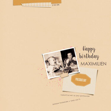 Happy birthday Maximilien