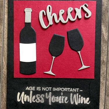 Cheers! Wine Card