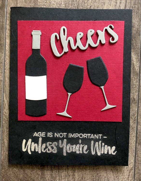 Cheers! Wine Card