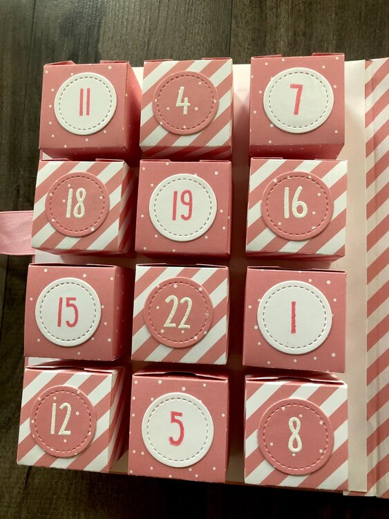 Lawn Fawn Tiny Gift Box Advent Calendar 