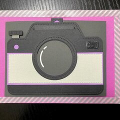 Purple Themed Birthday Card - Magic Iris Camera