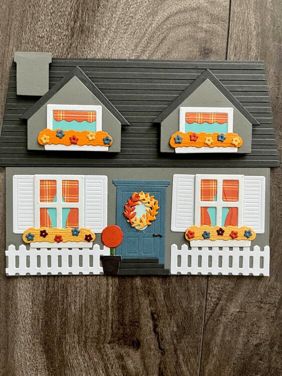 Autumn House Builder cards