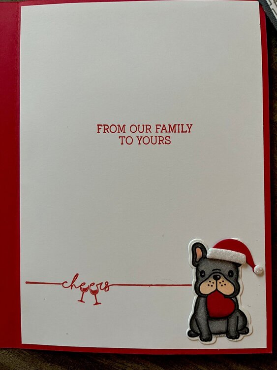 Frenchie Christmas Cards