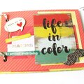 mini album life in color by Sajcia