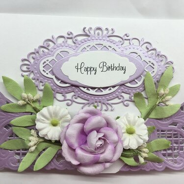 Lavender Birthday card