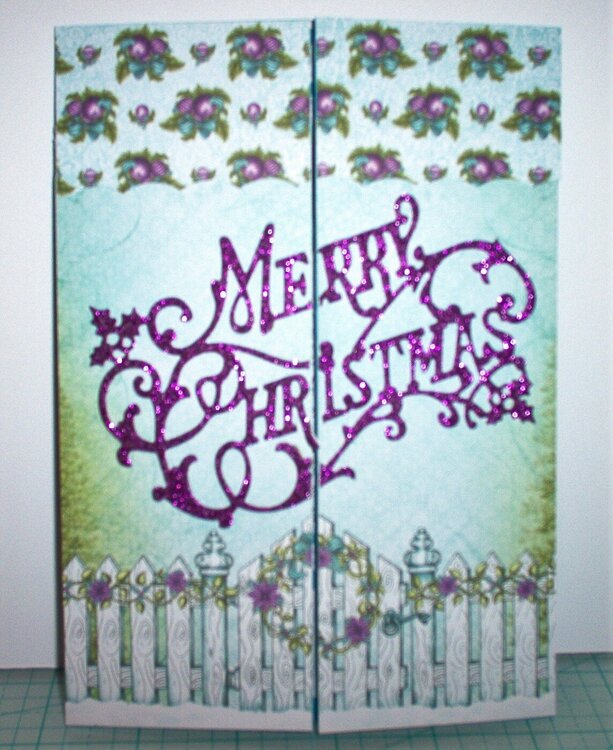 Gate fold Christmas Card