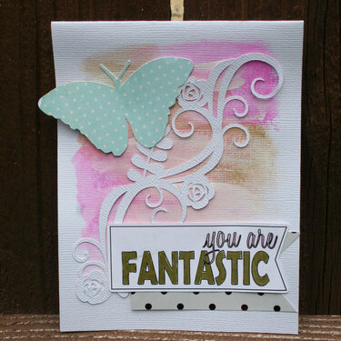 Fantastic Watercolor Butterfly Card