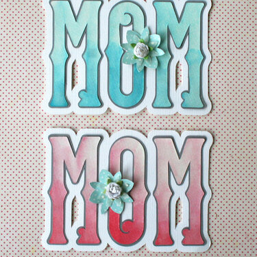 Watercolor Mom Card