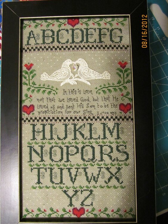 More Cross Stitch....Folk Art Alphabet