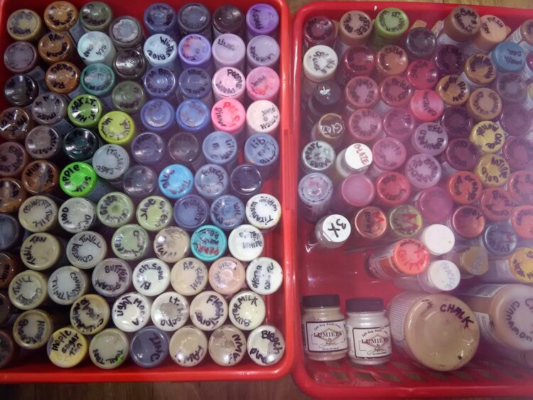Storage for Paints &amp; mediums