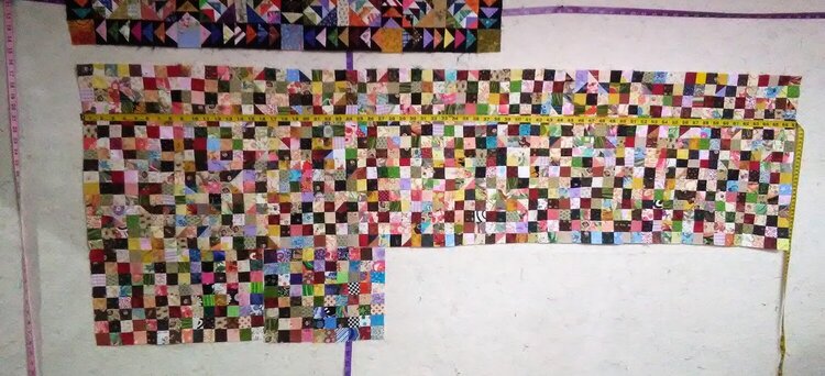 This is my Postage Stamp quilt..