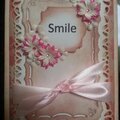 Beautiful Spellbinder Card with Gina Marie Stamp Sentiment