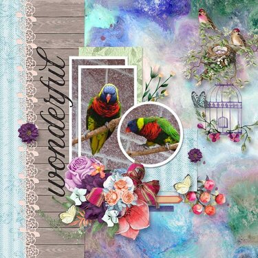 A Blessing of Birdsong Page Kit by ADB Designs