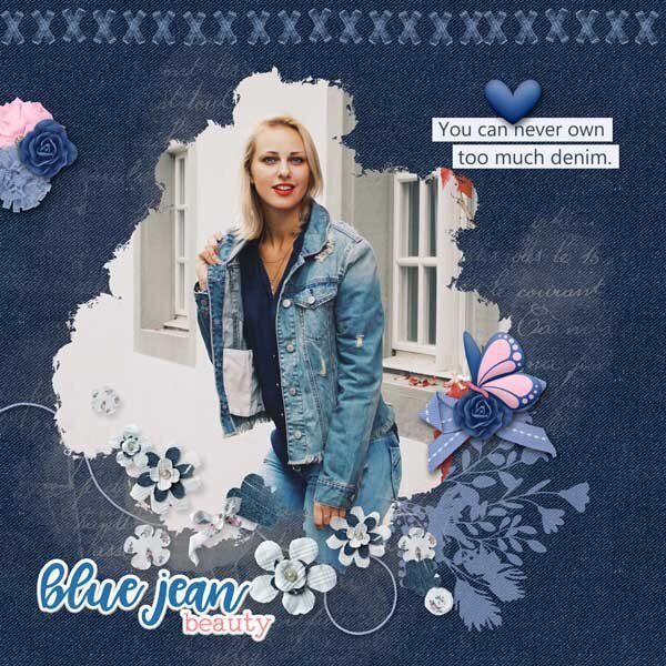 Butterflies &amp; Blue Jeans by BoomersGirl Designs 