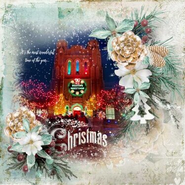 Christmas in the village by DitaB Designs