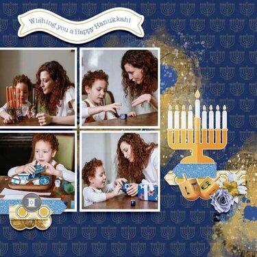 Happy Hanukkah by Memory Mosaic 