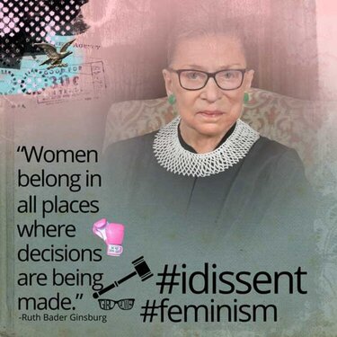 I Dissent Kit by Crafty Button Design