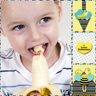 lets go bananas   by Ilonkas Scrapbook Designs