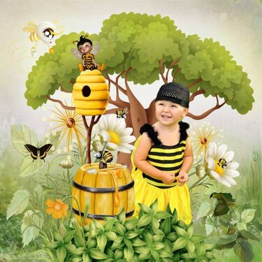 Petite_abeille little bee by Pat&#039;s Scrap