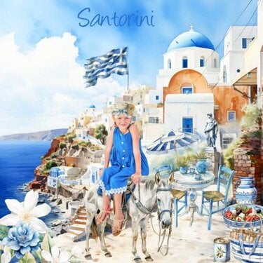 Santorini by Ilonkas Designs