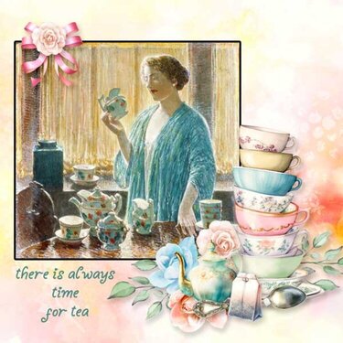 There&#039;s Always Time For Tea by Ilonka&#039;s Designs