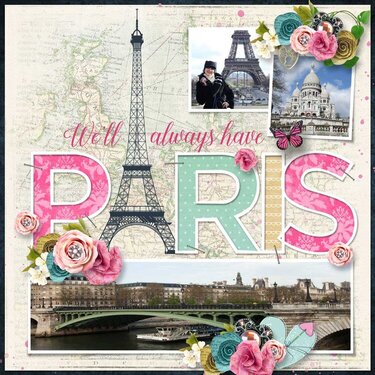 We&#039;ll always have Paris BBD Bundle by Heartstrings Scrap Art