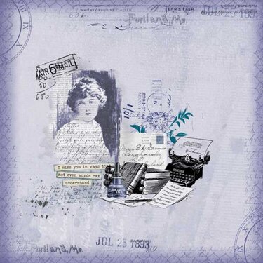 A Letter Home Page Kit by Daydream Designs 
