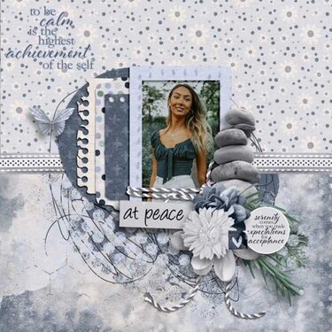 My Frame of Mind - at peace by Jen Yurko Designs  
