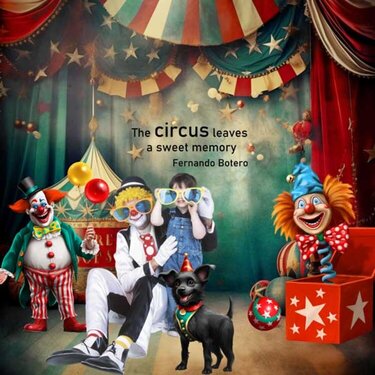 At the Circus by Pat Scrap