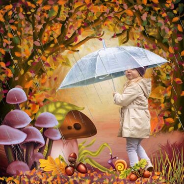 Autumn Rain by Pat Scrap