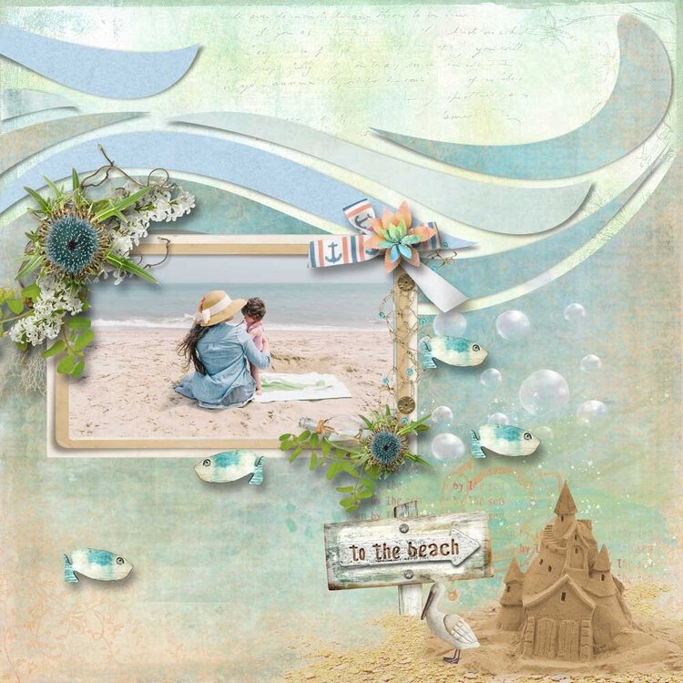 Beach day by Snickerdoodle Designs