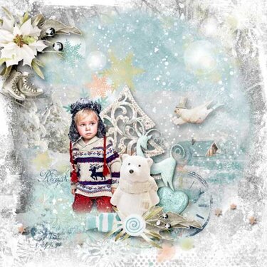 Christmas Snowflakes  by Lara&#039;s Digi World