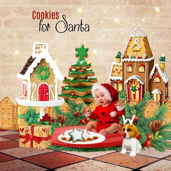 Cookies for Santa  by Pat Scrap