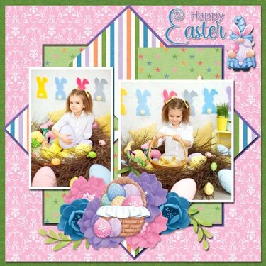 Easter Bunny Gnomes Kit by Scrapbookcrazy Creations  