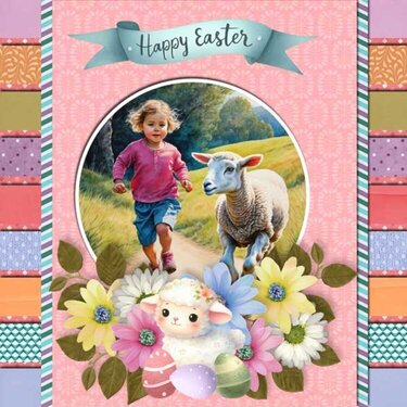 Easter Lamb Kit by Scrapbookcrazy Creations 