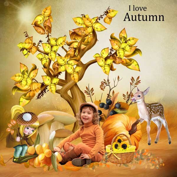 Enjoying Autumn Magic by Pat Scrap