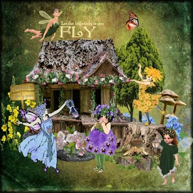 A Fairy Glen Collaboration  by StarSongStudio  with Kythe Kreations