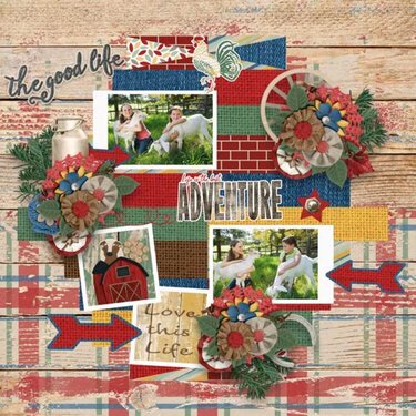 Farmhouse Rustic by MagsGraphics