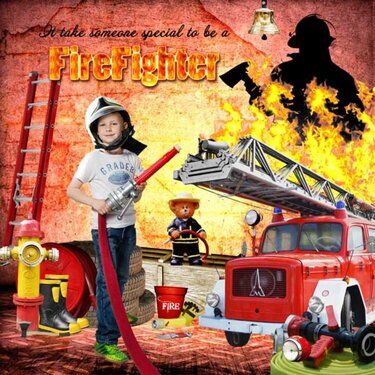 Firefighters by Louise L