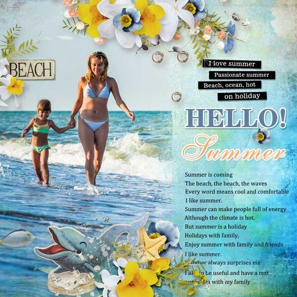 First Dip of Summer by carol w  Designs