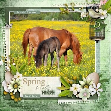 Fresh As Spring Time by Carol W 
