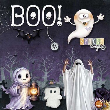 Ghosts in the Graveyard Mini Kits from PBP Designers  