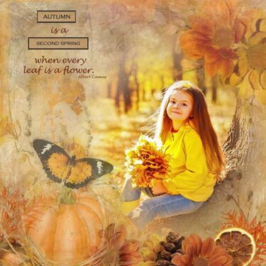 Golden autumn  by DitaB Designs
