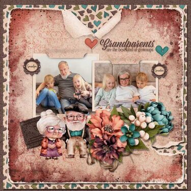 Grandparents are the best grownups by Jumpstart Designs 