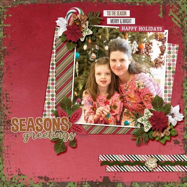 Holiday in your Heart Grab Bag by Aimee Harrison and Blue Heart Scraps