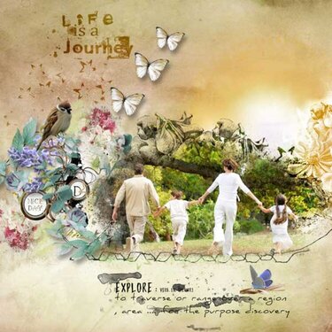 Life is a journey by Florju Designs
